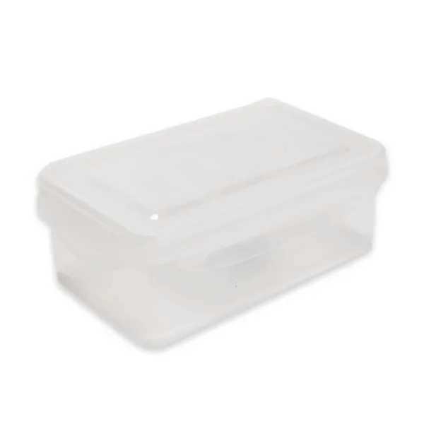 קופסת אוכל שקופה עם מכסה ואטימת סיליקון תא מרכזי מתאים למיקרוגל ולמדיח